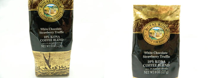 ロイヤルコナコーヒーホワイトチョコレート・ストロベリートリュフ 8oz （227g） 2袋セット ROYAL KONA フレーバーコーヒー ブレンド