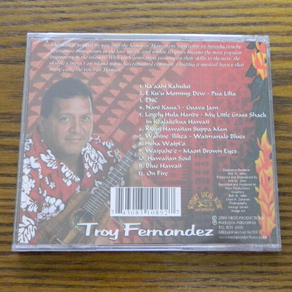 TROY FERNANDEZ トロイ・フェルナンデス Hawaiian Style Ukulele