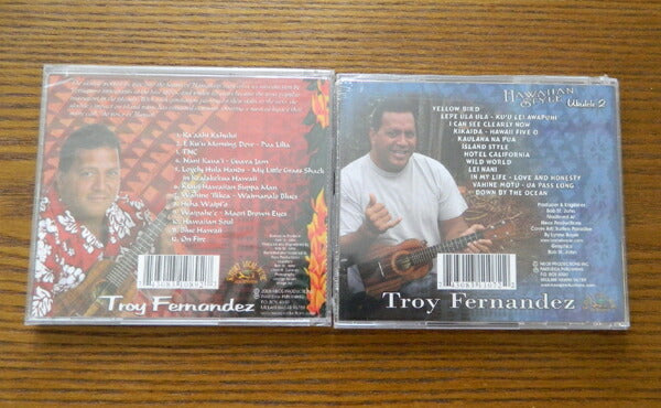 TROY FERNANDEZ トロイ・フェルナンデス Hawaiian Style Ukulele 2枚セット